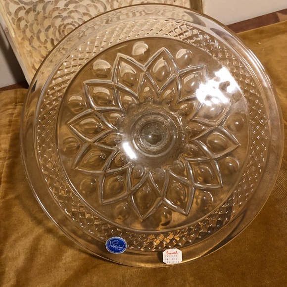 Vintage Imperial USA Glass Pedestal Cake Stand NWT - Picture 3 of 8